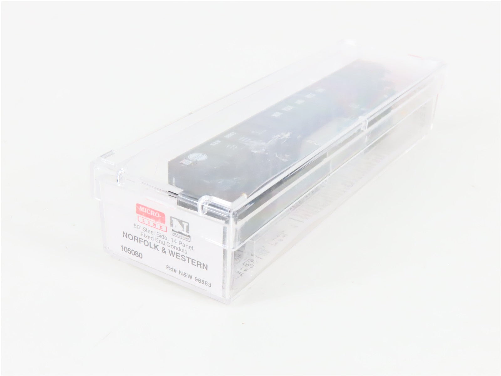 N Scale Micro-Trains MTL 105080 N&W Norfolk & Western 50' Gondola #98863