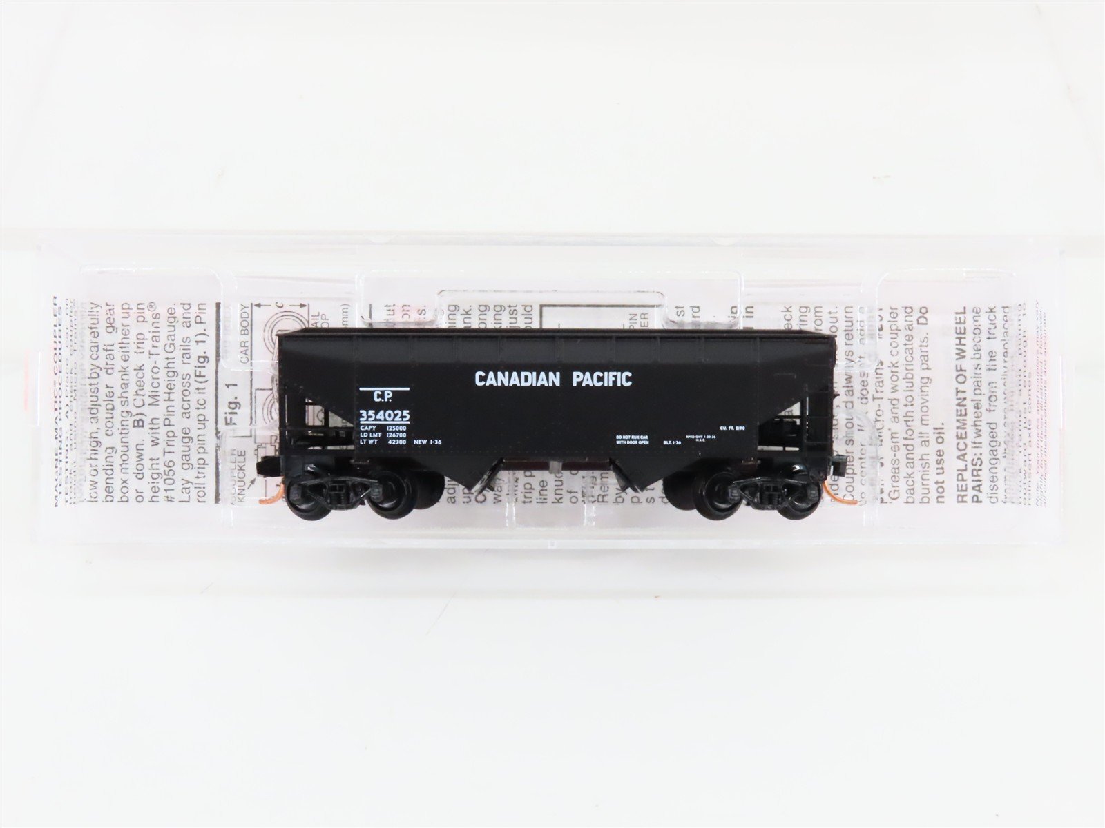 N Scale Micro-Trains MTL 55150 CP Canadian Pacific 2-Bay Open Hopper #354025