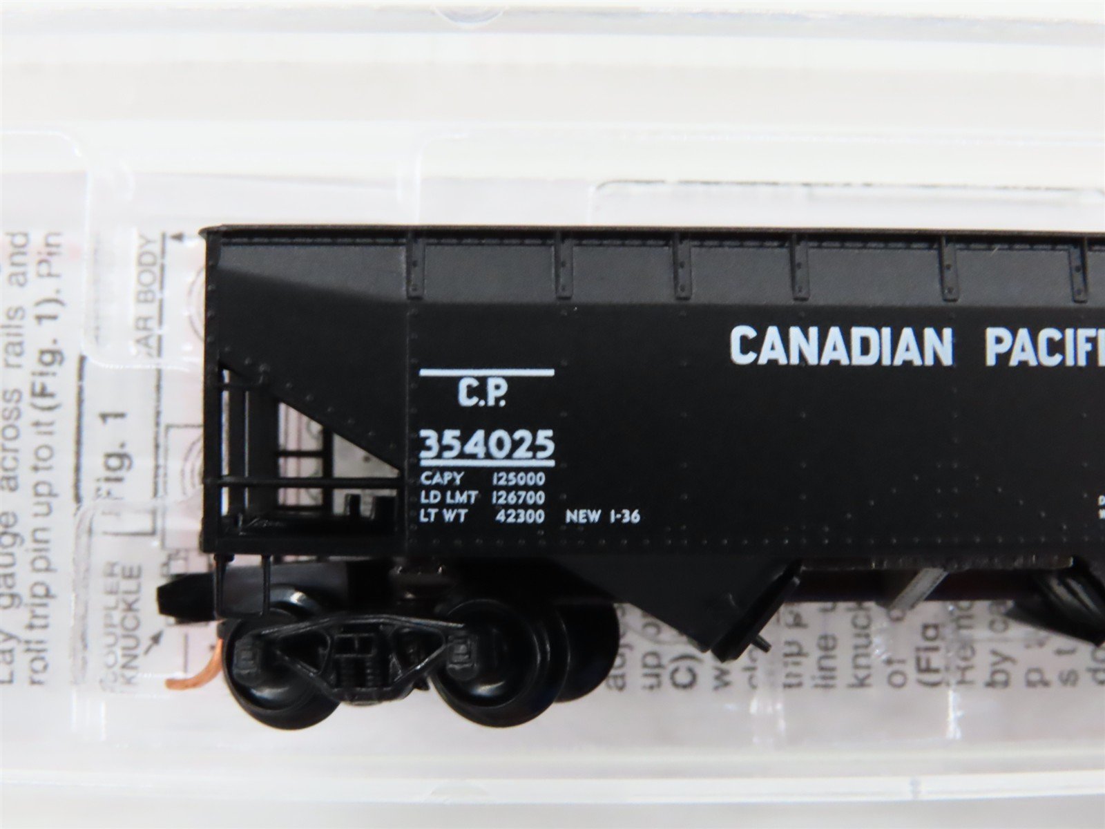 N Scale Micro-Trains MTL 55150 CP Canadian Pacific 2-Bay Open Hopper #354025
