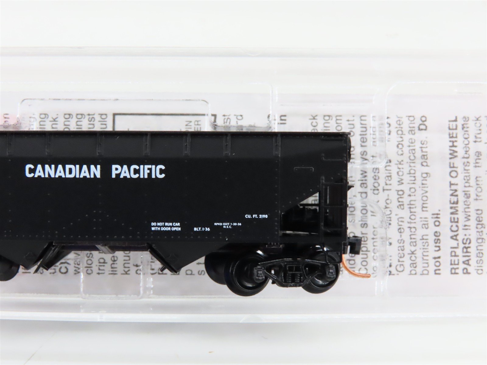 N Scale Micro-Trains MTL 55150 CP Canadian Pacific 2-Bay Open Hopper #354025