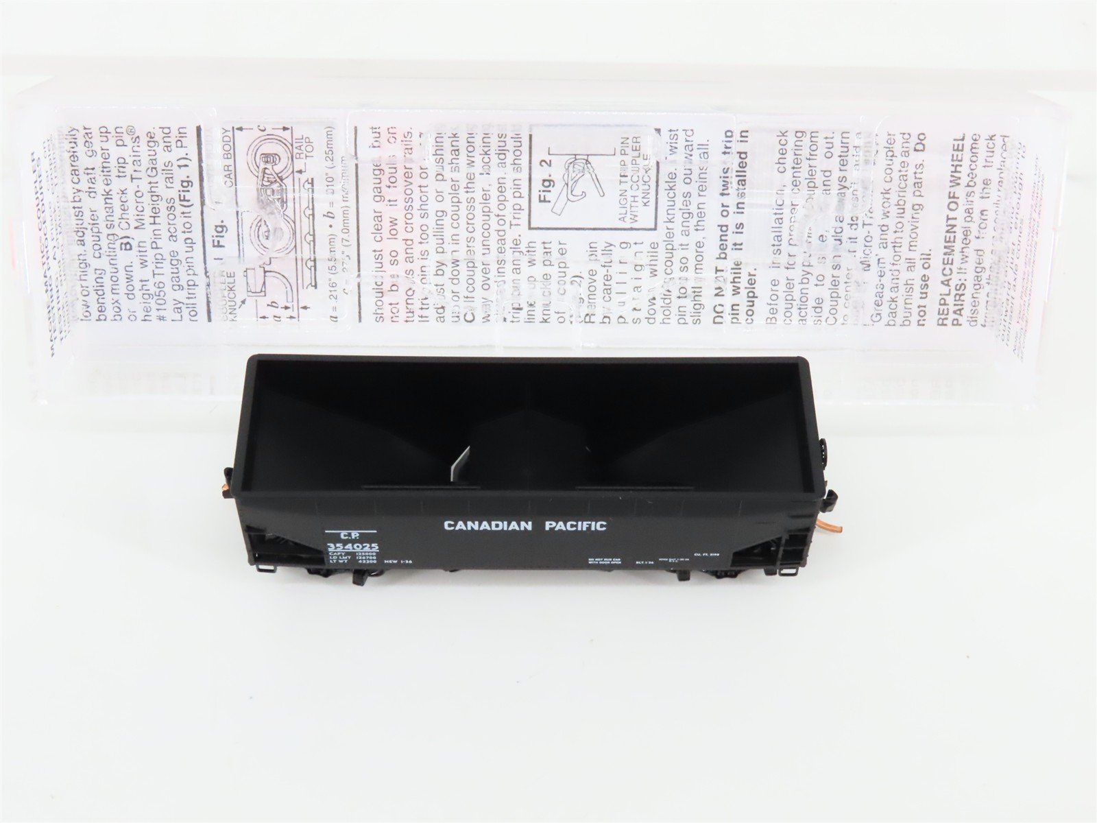 N Scale Micro-Trains MTL 55150 CP Canadian Pacific 2-Bay Open Hopper #354025