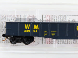 N Scale Micro-Trains MTL 105070 WM Chessie System 50' Fixed End Gondola #58004