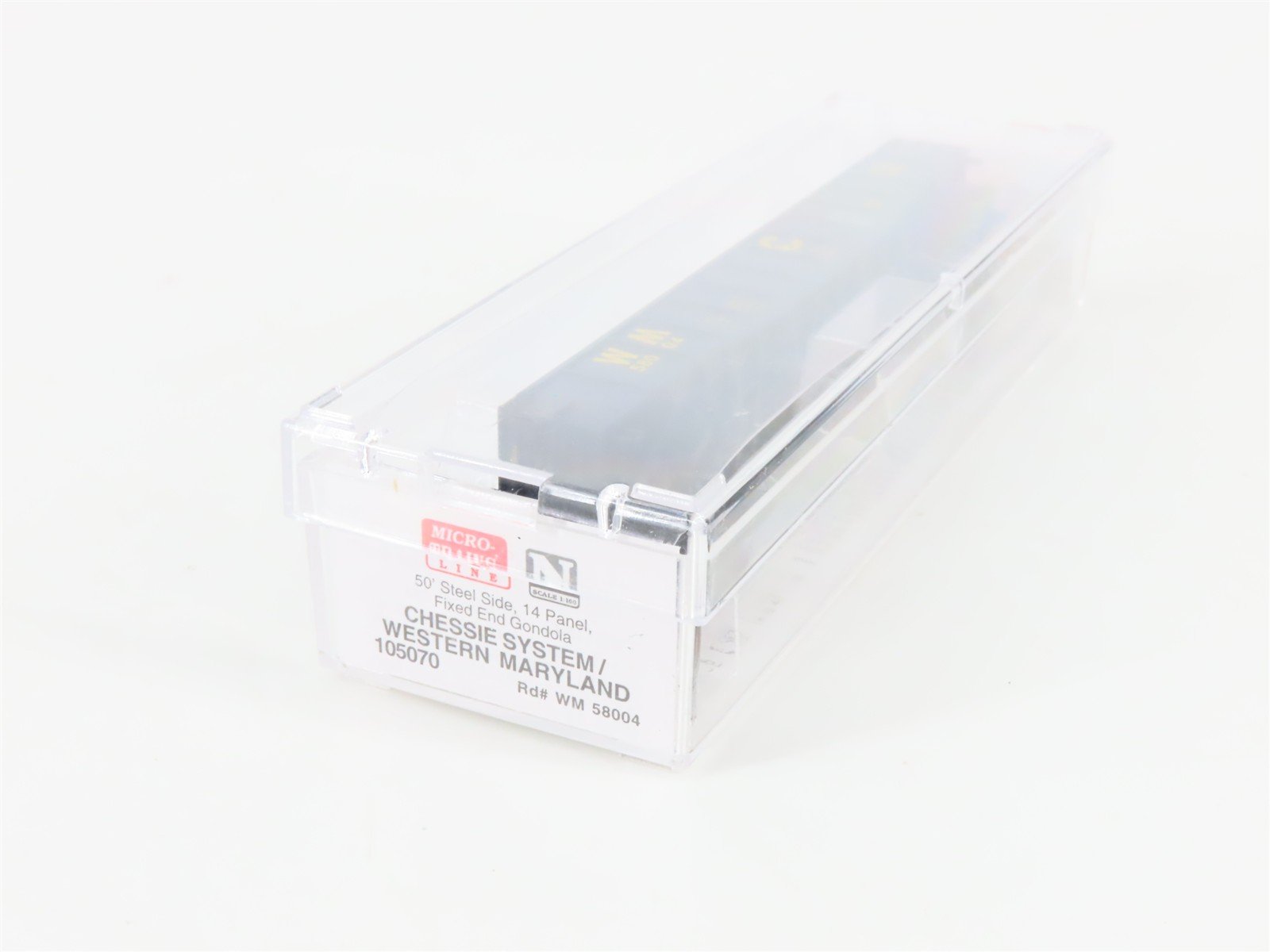 N Scale Micro-Trains MTL 105070 WM Chessie System 50' Fixed End Gondola #58004
