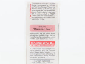 N Scale Micro-Trains MTL 35080 ATSF Santa Fe 40' Despatch Stock Car #50652