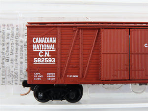 N Scale Micro-Trains MTL 40010 CN Canadian National 40' Box Car #582593