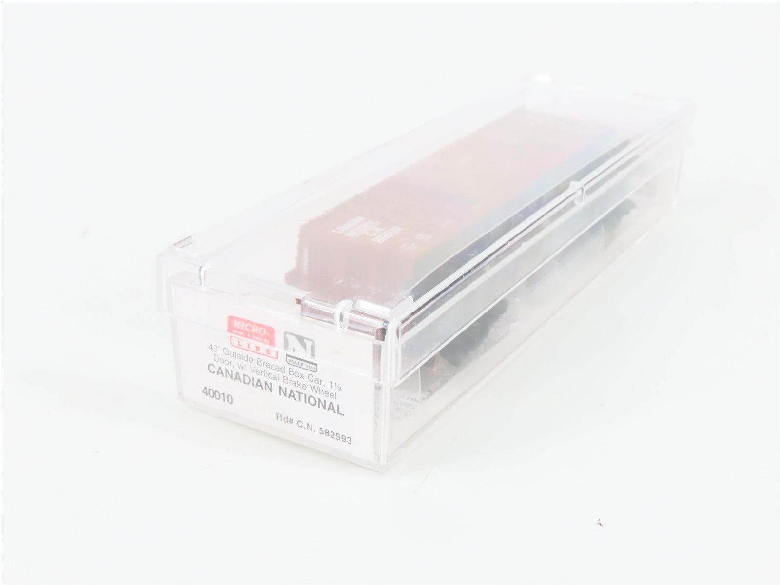 N Scale Micro-Trains MTL 40010 CN Canadian National 40' Box Car #582593