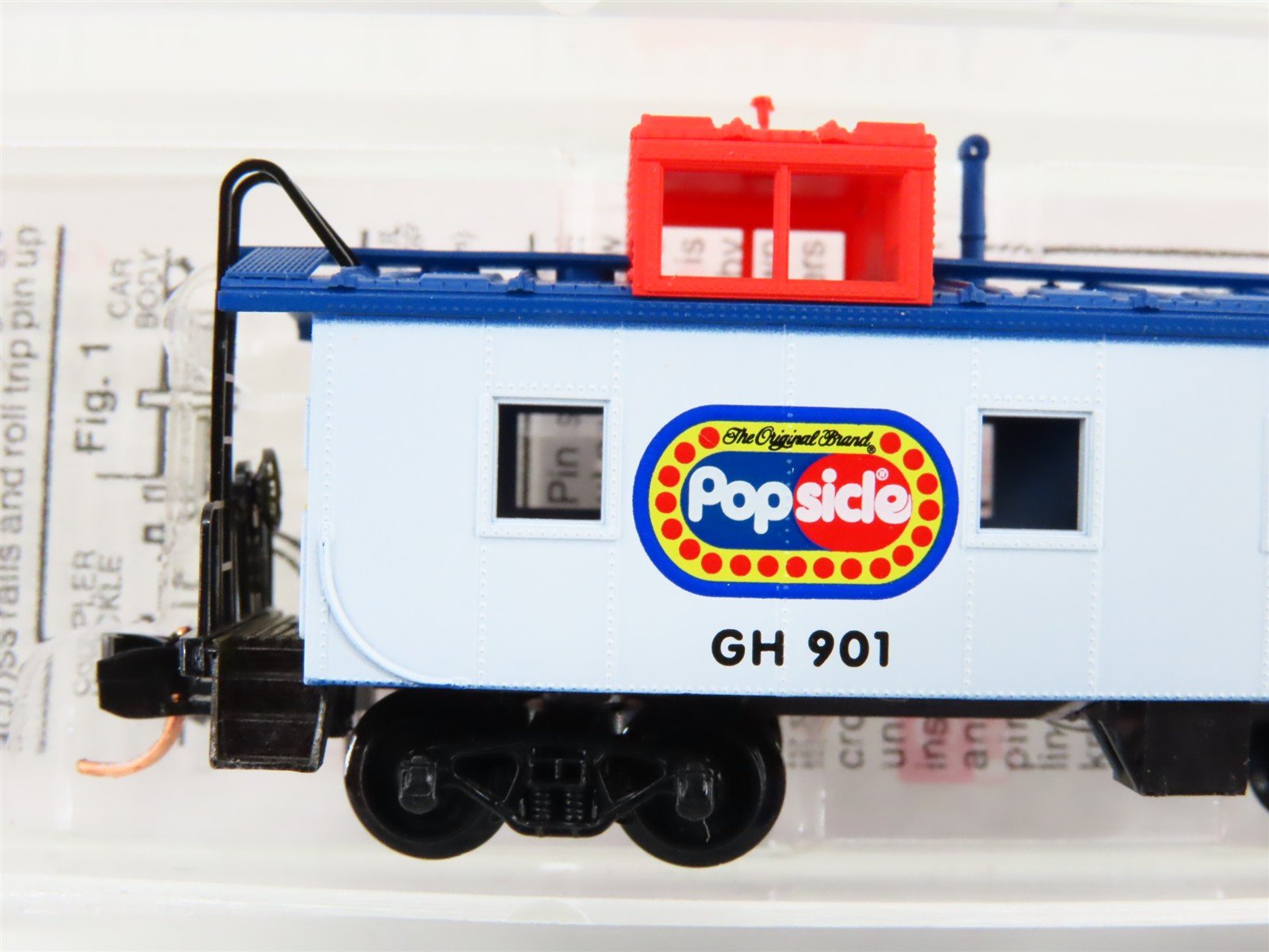 N Scale Micro-Trains MTL 100130 GH Popsicle 36' Riveted Steel Caboose #901