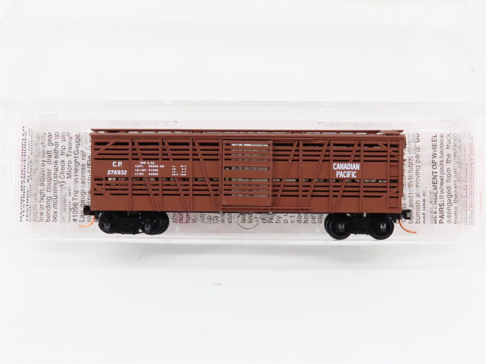 N Scale Micro-Trains MTL 35050 CP Canadian Pacific 40' Despatch Stock Car 276932