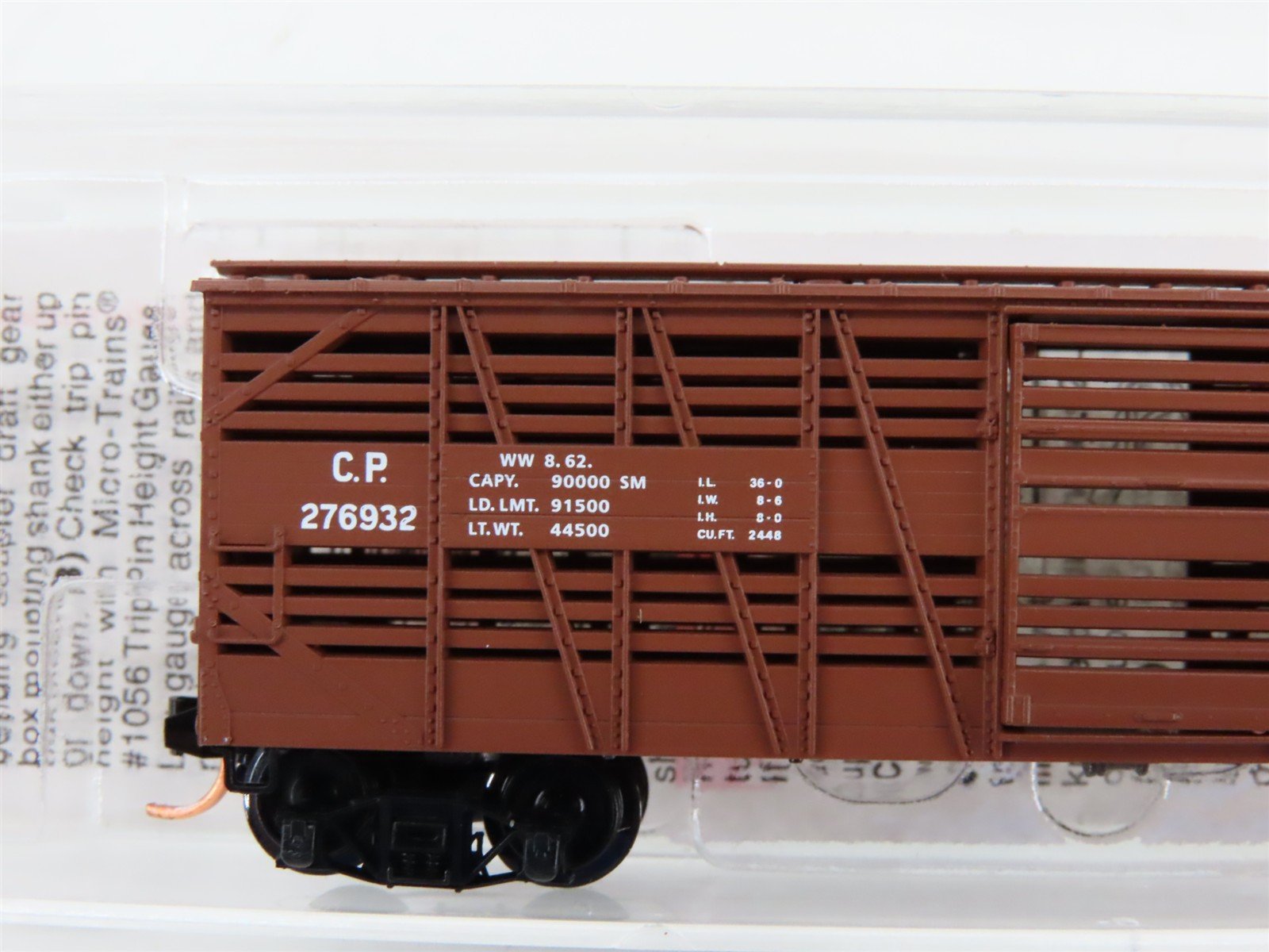 N Scale Micro-Trains MTL 35050 CP Canadian Pacific 40' Despatch Stock Car 276932