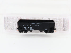 N Scale Micro-Trains MTL 57070 C&O Chesapeake & Ohio 2-Bay Open Hopper #55463