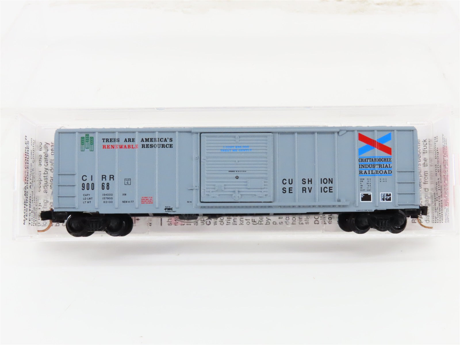 N Scale Micro-Trains MTL 25040 CIRR Chattahoochee Industrial 50' Box Car #90068