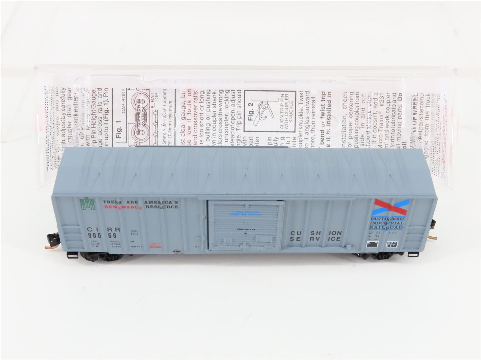 N Scale Micro-Trains MTL 25040 CIRR Chattahoochee Industrial 50' Box Car #90068