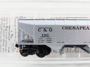 N Scale Micro-Trains MTL 86030 C&O Chesapeake & Ohio 2-Bay Open Hopper #130