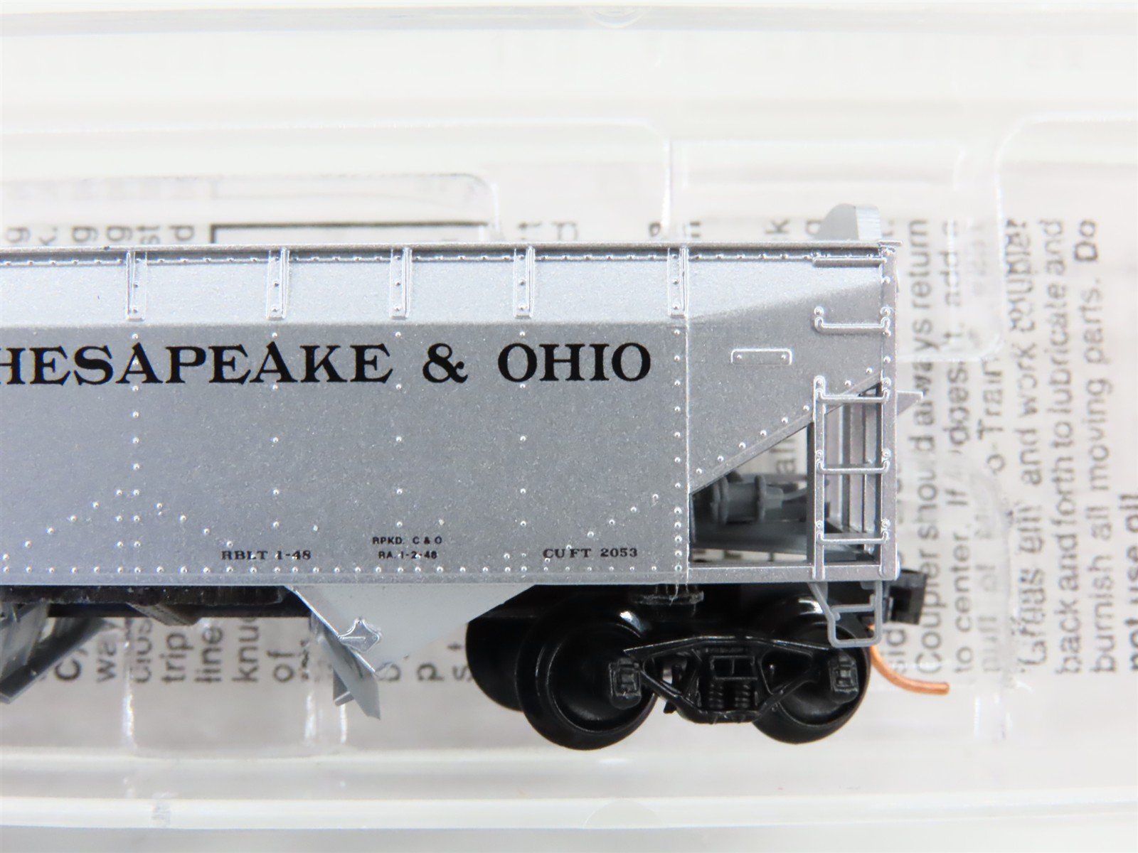 N Scale Micro-Trains MTL 86030 C&O Chesapeake & Ohio 2-Bay Open Hopper #130