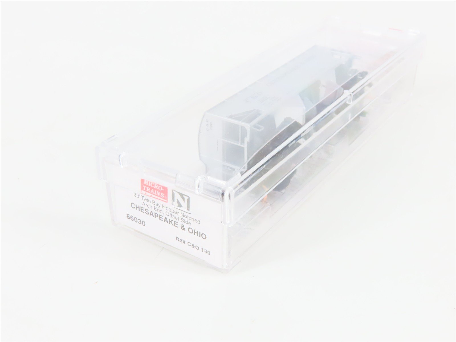 N Scale Micro-Trains MTL 86030 C&O Chesapeake & Ohio 2-Bay Open Hopper #130