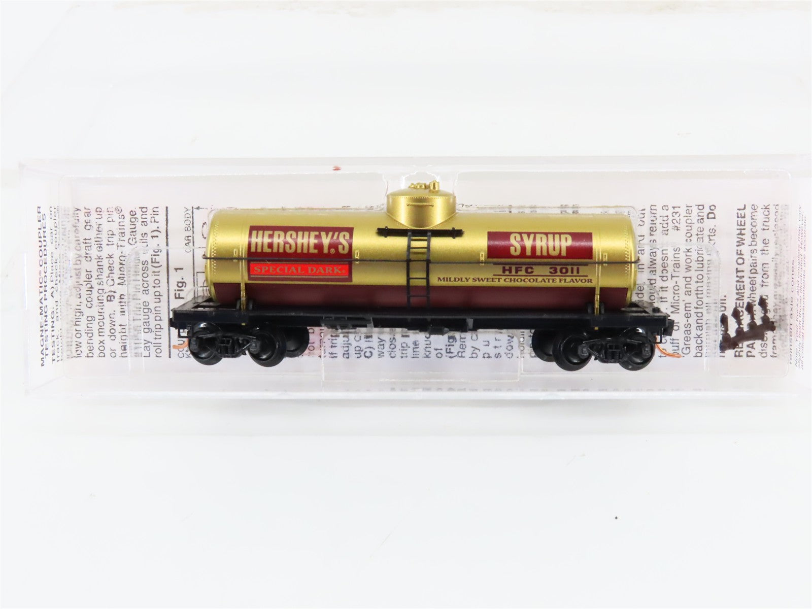 N Scale Micro-Trains MTL 65510 HFC Hershey 39' Single Dome Tank Car #3011