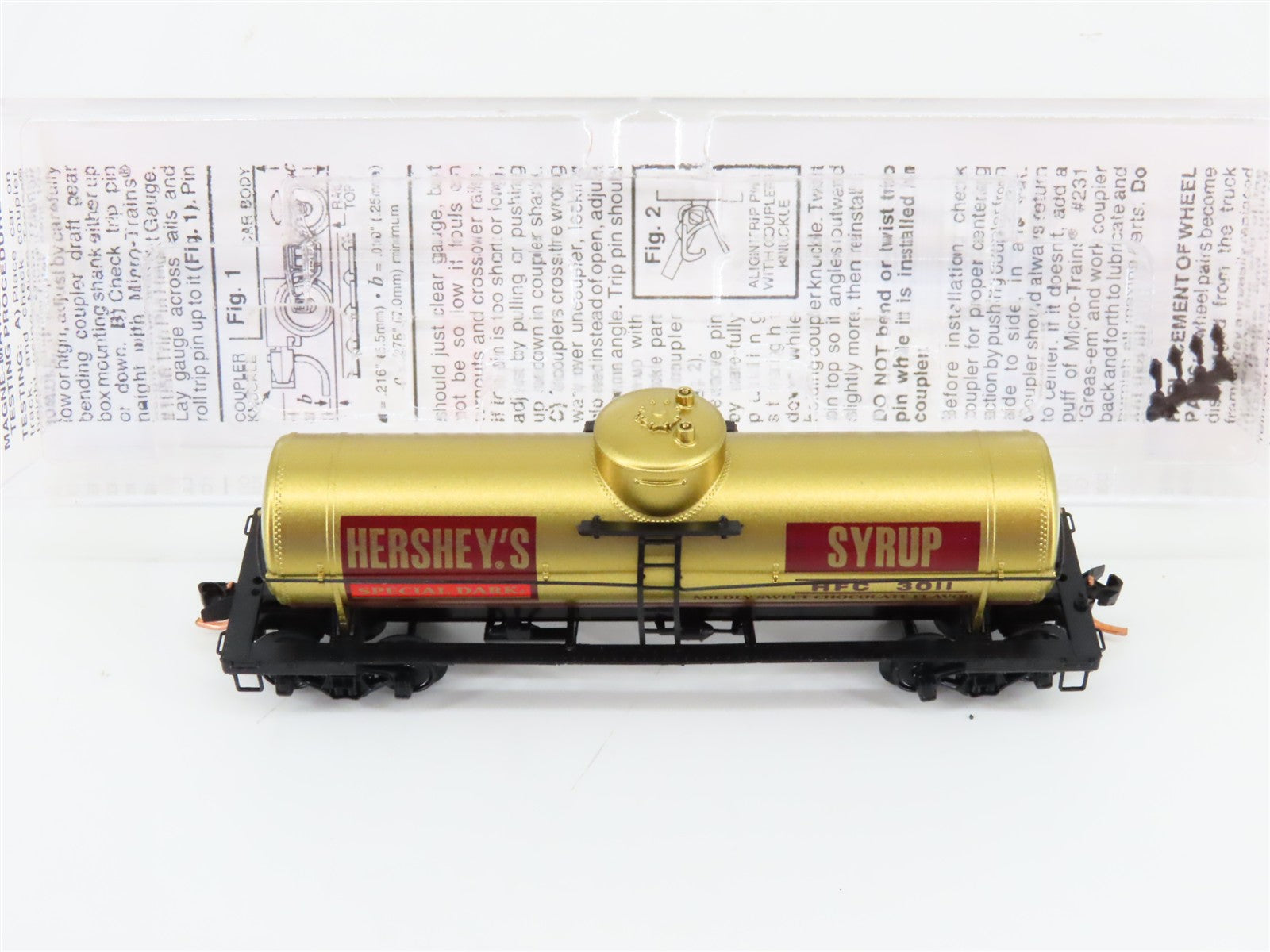 N Scale Micro-Trains MTL 65510 HFC Hershey 39' Single Dome Tank Car #3011