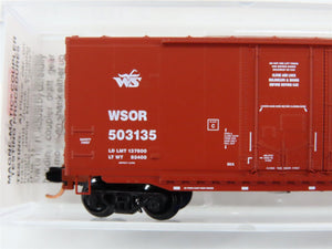 N Scale Micro-Trains MTL 75070 WSOR Wisconsin & Southern 50' Box Car #503135