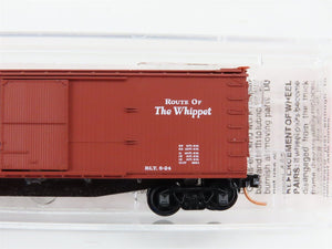 N Scale Micro-Trains MTL 39130 RUT Route Of The Whippet 40' Box Car #6043