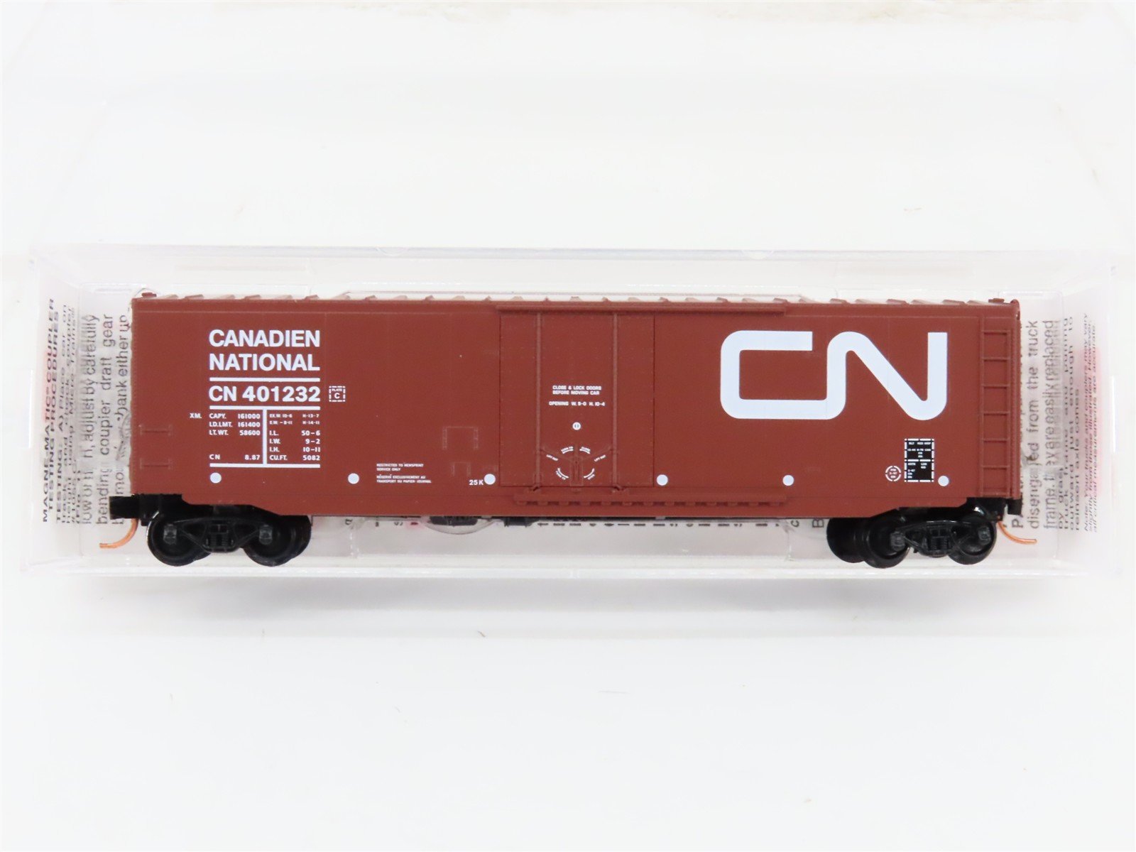 N Scale Micro-Trains MTL 38190 CN Canadian National 50' Box Car #401232