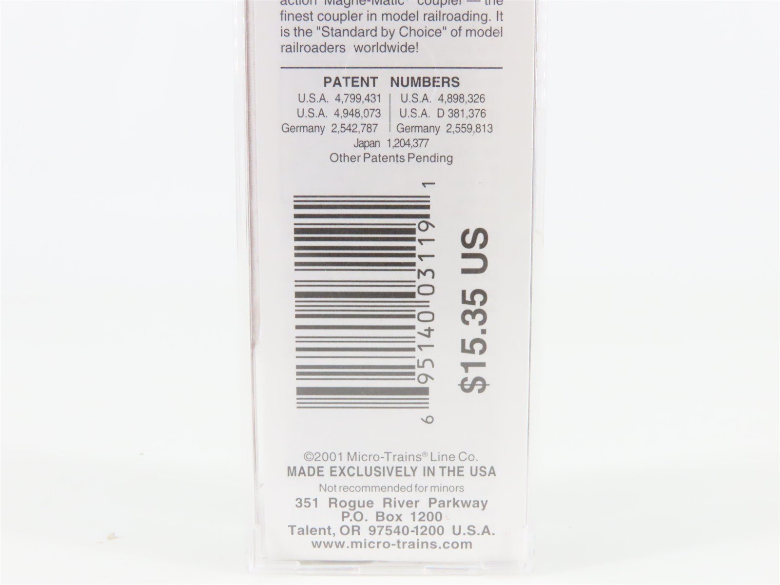 N Scale Micro-Trains MTL 38190 CN Canadian National 50' Box Car #401232