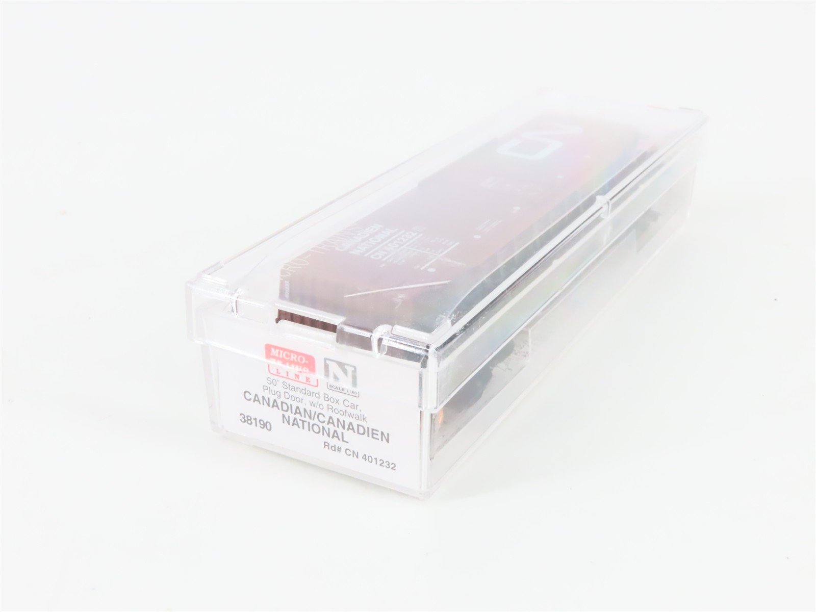 N Scale Micro-Trains MTL 38190 CN Canadian National 50' Box Car #401232