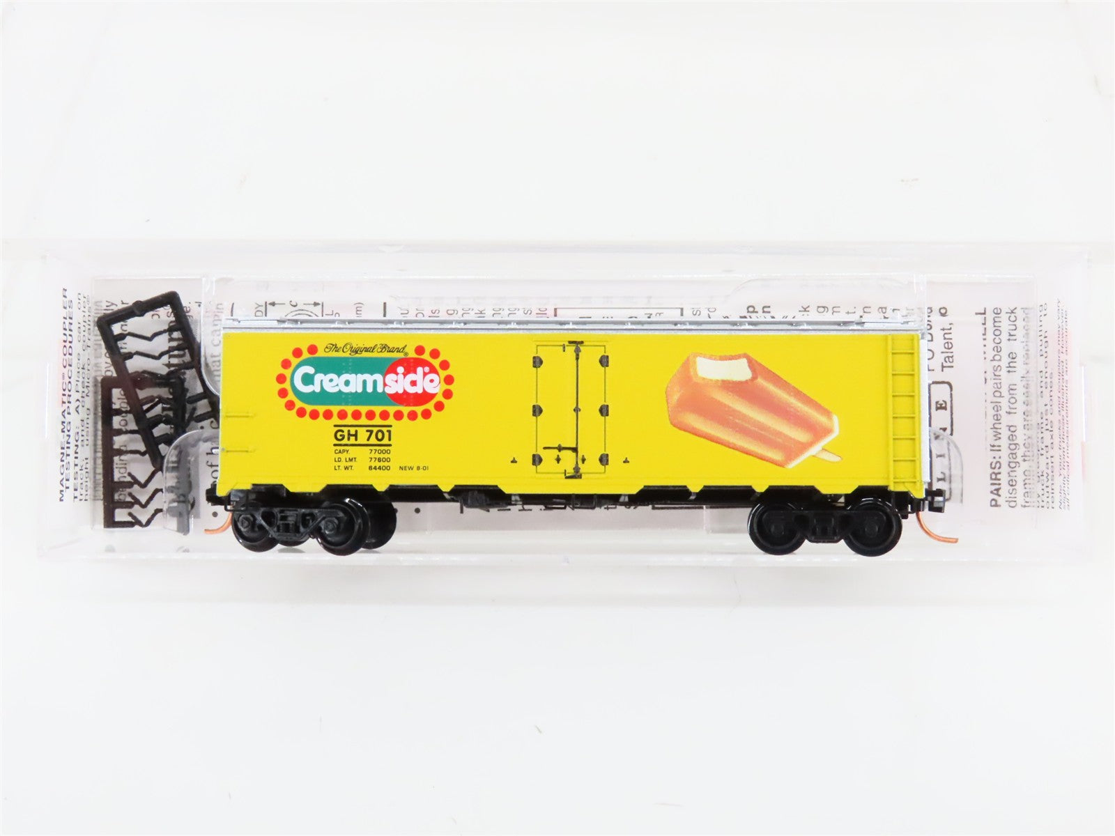 N Scale Micro-Trains MTL 59070 GH Creamsicle 40' Steel Ice Reefer #701