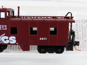 N Scale Micro-Trains MTL 100120 Hershey Hugs 36' Offset Cupola Caboose #4011