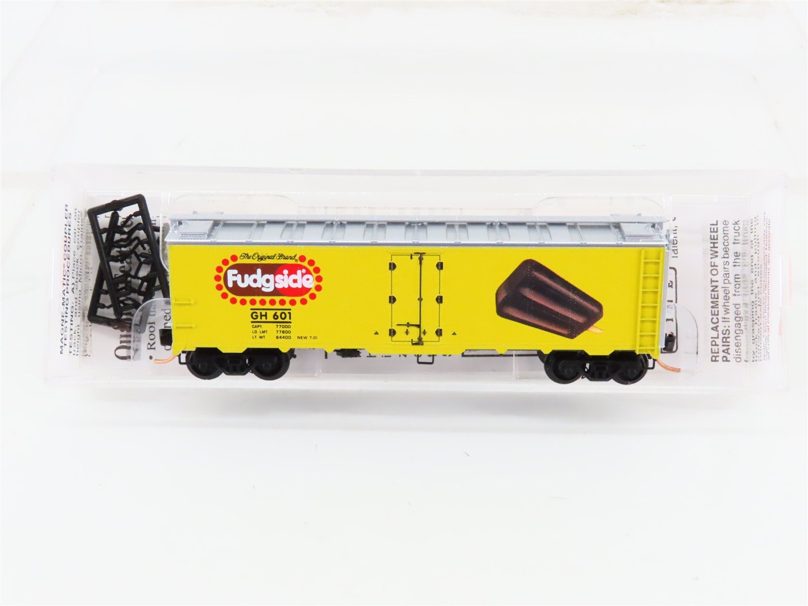 N Scale Micro-Trains MTL 59060 GH Fudgsicle 40' Steel Ice Reefer #601