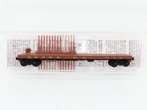 N Micro-Trains MTL 44090 CB&Q Chicago Burlington & Quincy 50' Flat Car #93374