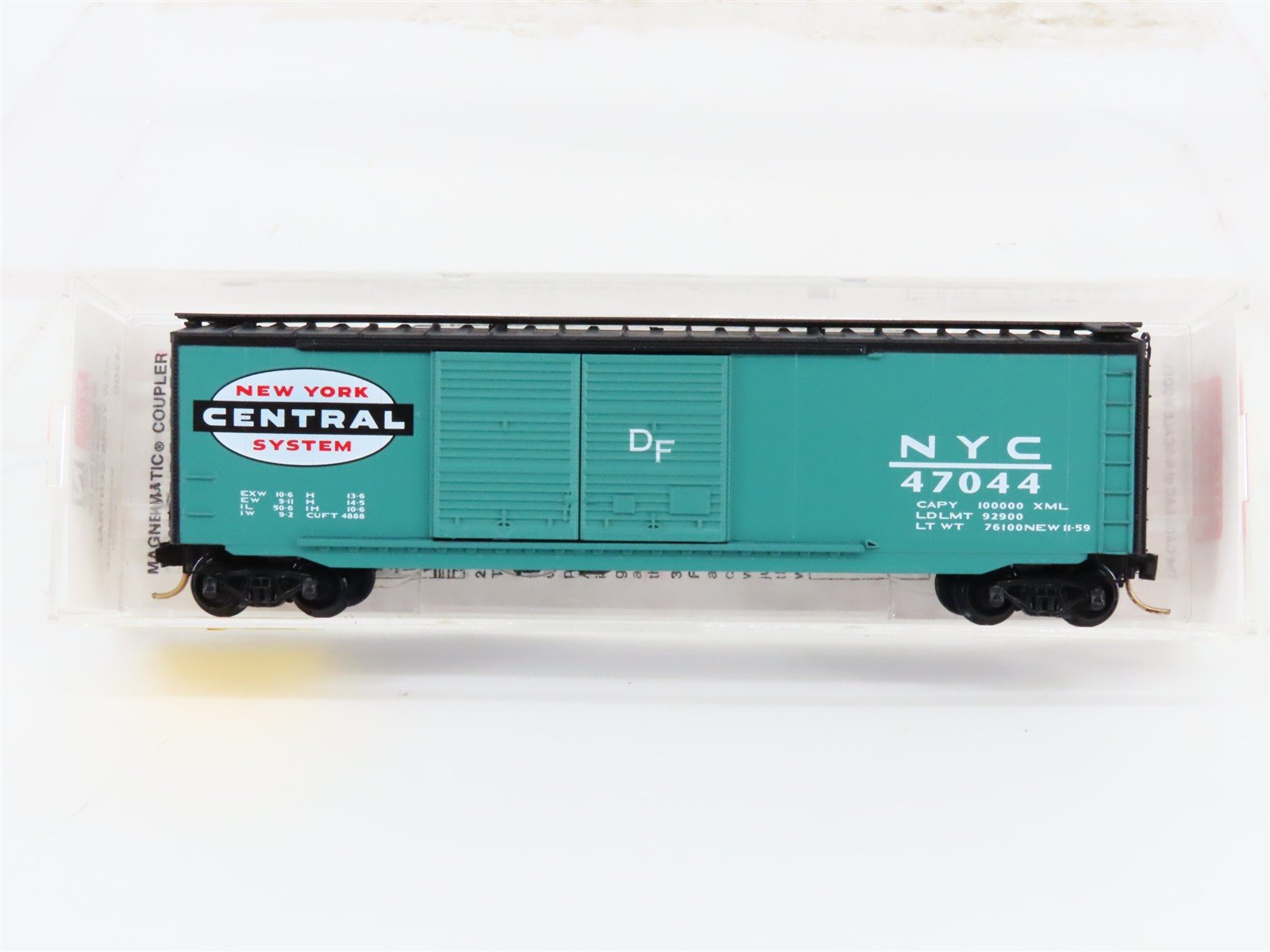 N Scale Micro-Trains MTL 34200 NYC New York Central System 50' Box Car #47044