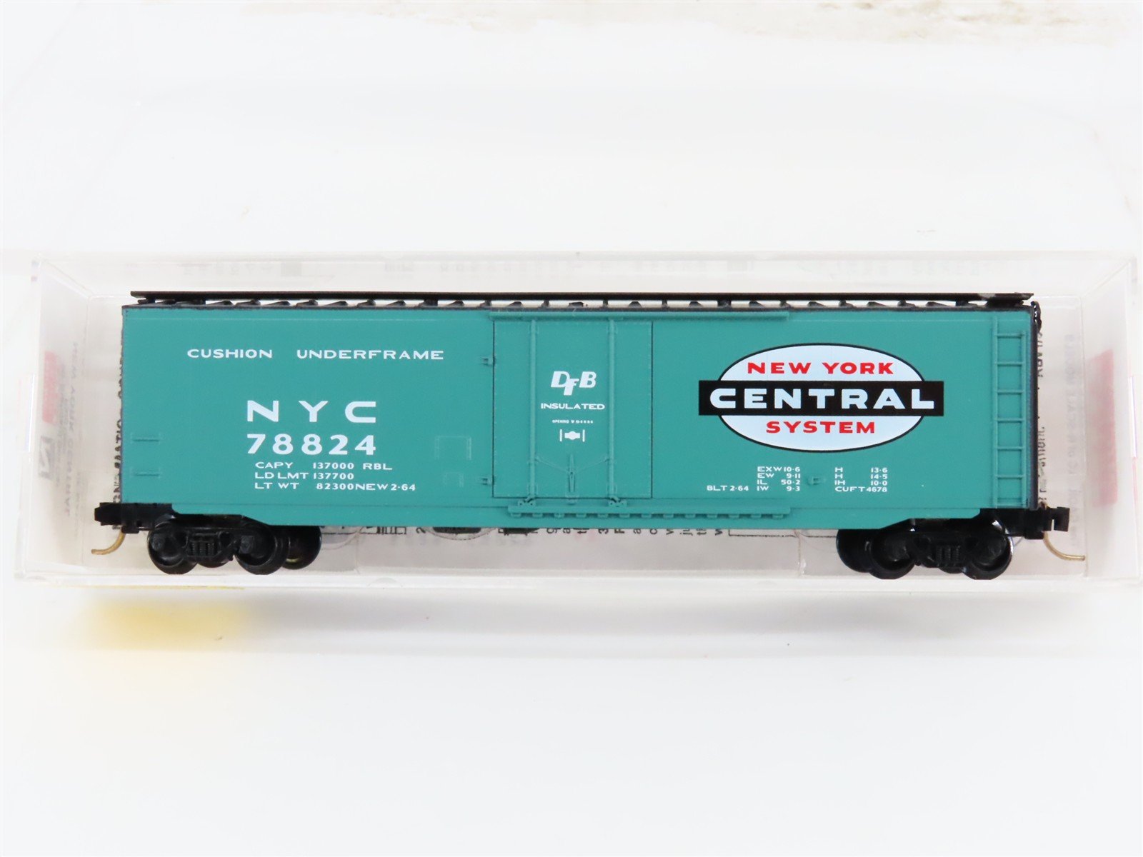 N Scale Micro-Trains MTL 32250 NYC New York Central System 50' Box Car #78824
