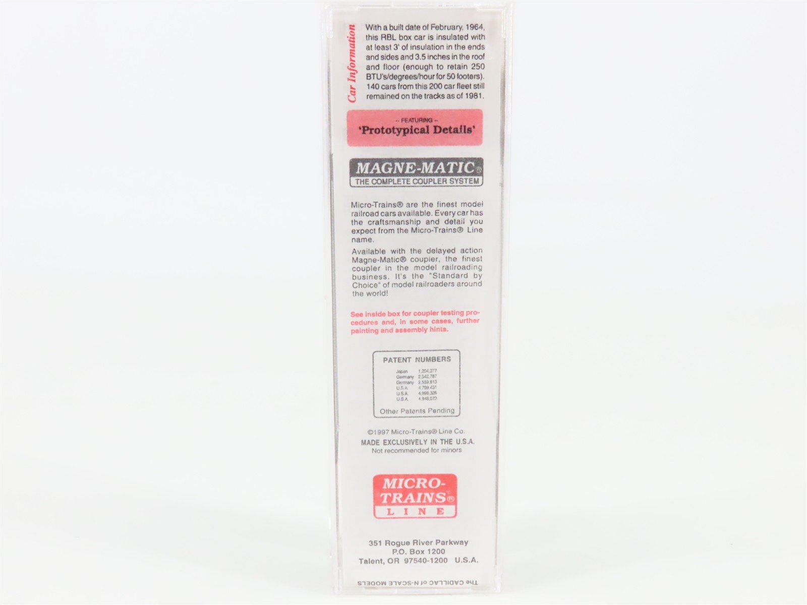 N Scale Micro-Trains MTL 32250 NYC New York Central System 50' Box Car #78824