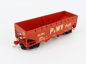 N Scale Micro-Trains MTL 55260 P&WV The Alphabet Route 2-Bay Open Hopper #380