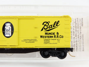 N Scale Micro-Trains MTL 42030 MWR Ball Glass Jars 40' Single Door Box Car #1024
