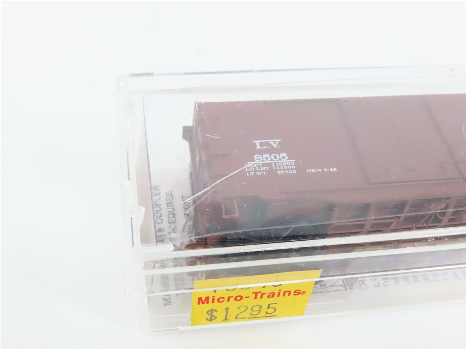 N Scale Micro-Trains MTL 78040 LV Lehigh Valley 50' Automobile Box Car #8505