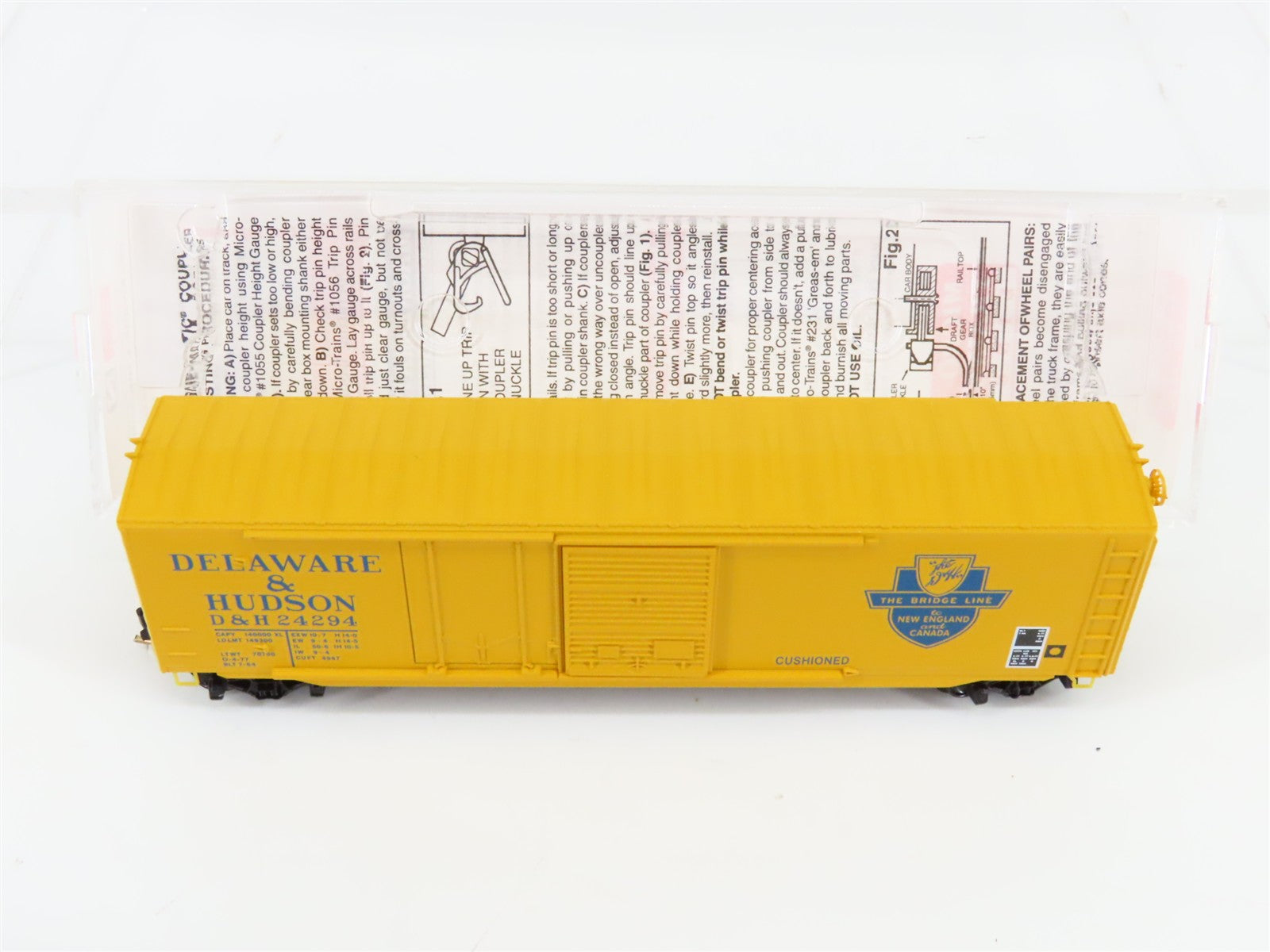 N Micro-Trains MTL 76020 D&H Delaware & Hudson The Bridge Line 50' Boxcar #24294