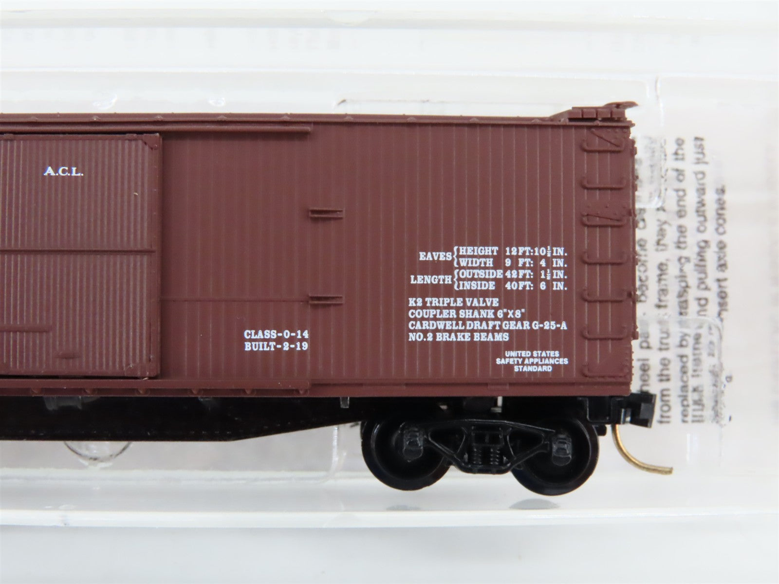 N Scale Micro-Trains MTL 39080 ACL Atlantic Coast Line 40' Box Car #46683