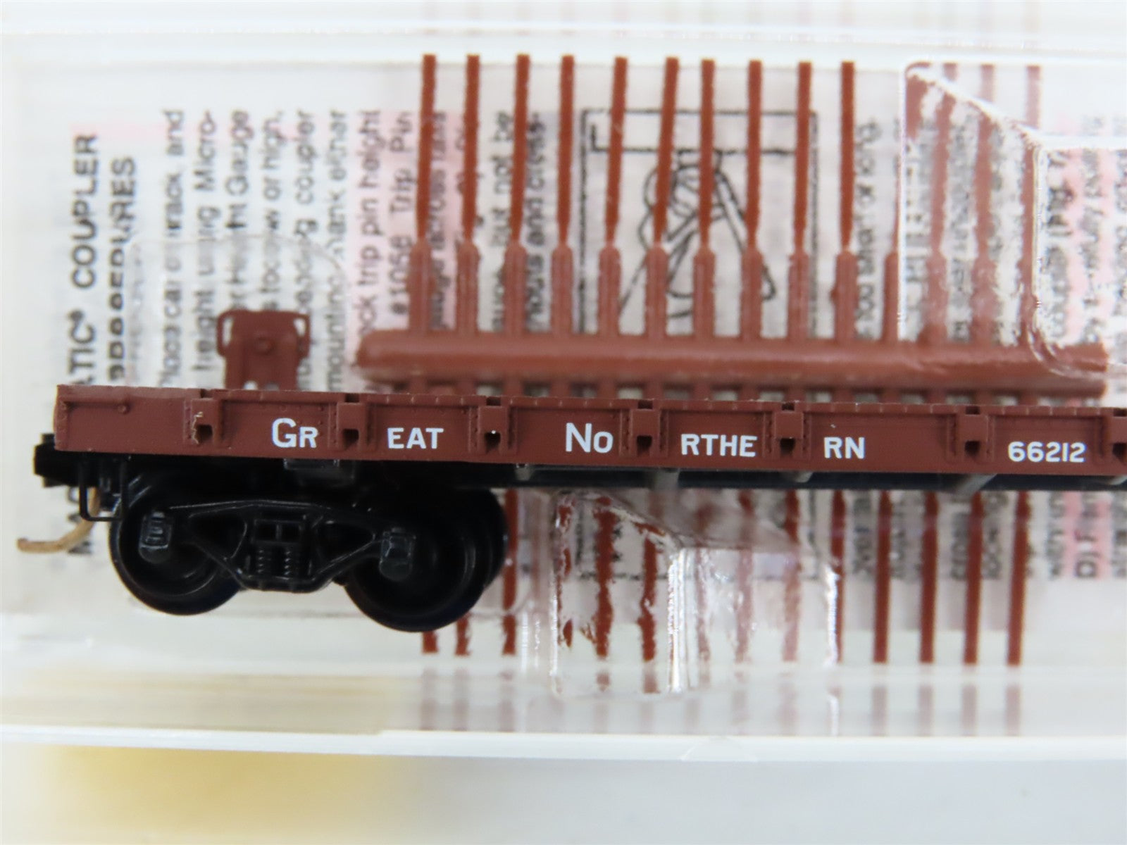 N Scale Micro-Trains MTL 44010 GN Great Northern 50' Flat Car #66212