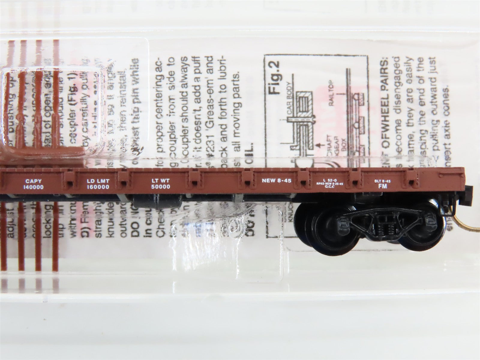 N Scale Micro-Trains MTL 44010 GN Great Northern 50' Flat Car #66212