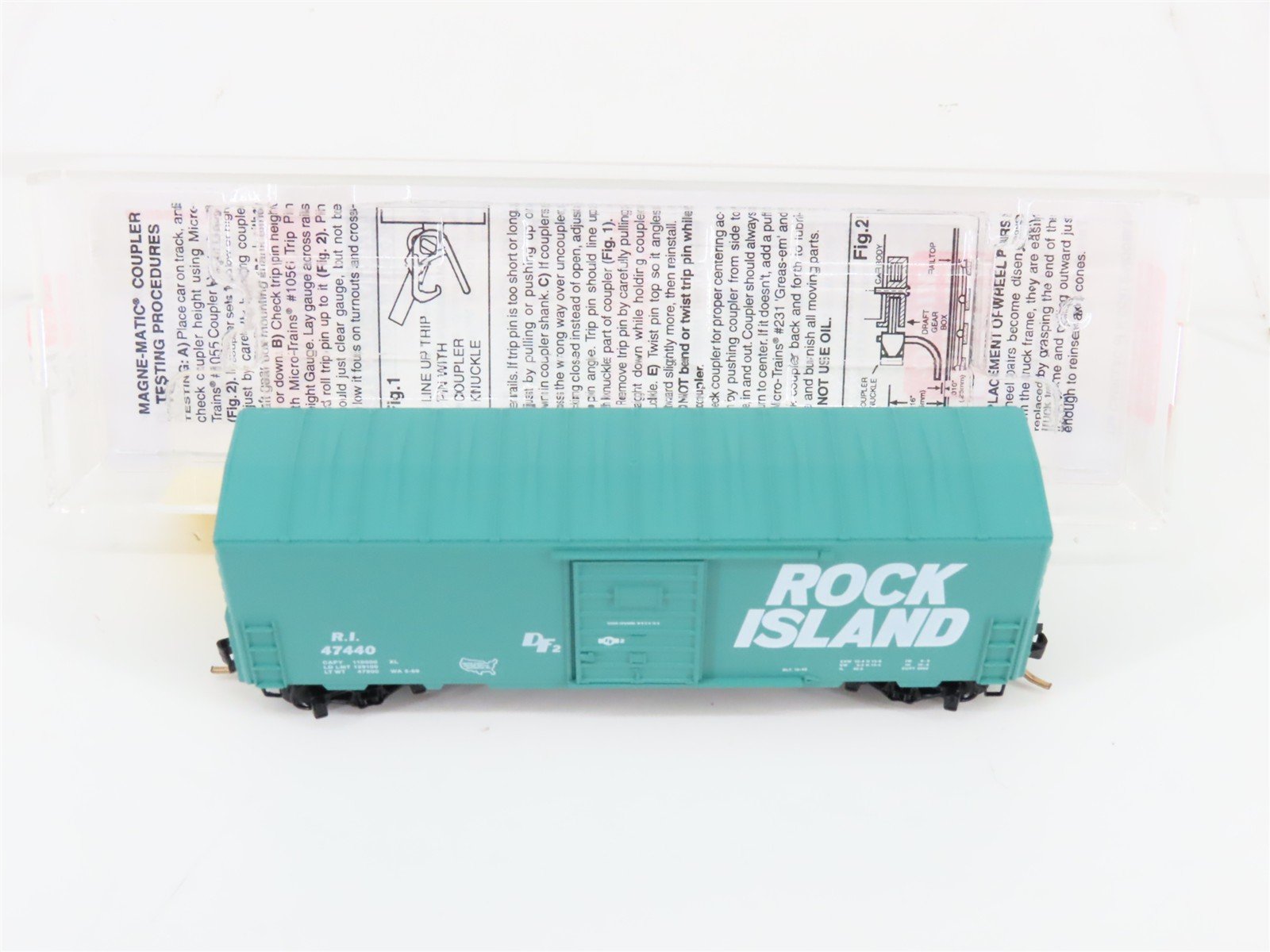 N Scale Micro-Trains MTL 24270 RI Rock Island 40' Single Door Box Car #47440