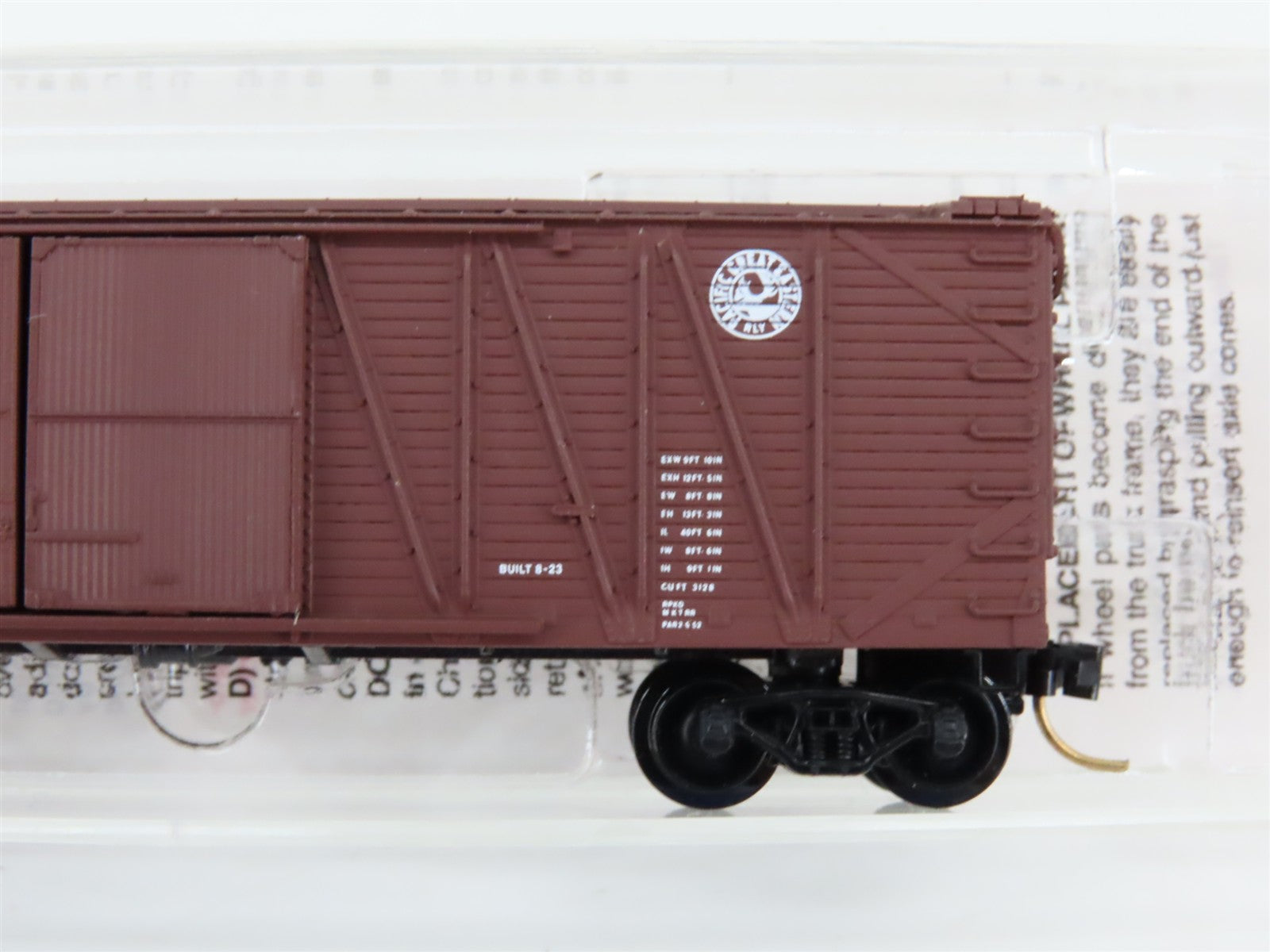 N Scale Micro-Trains MTL 29080 PGE Pacific Great Eastern 40' Box Car #4101