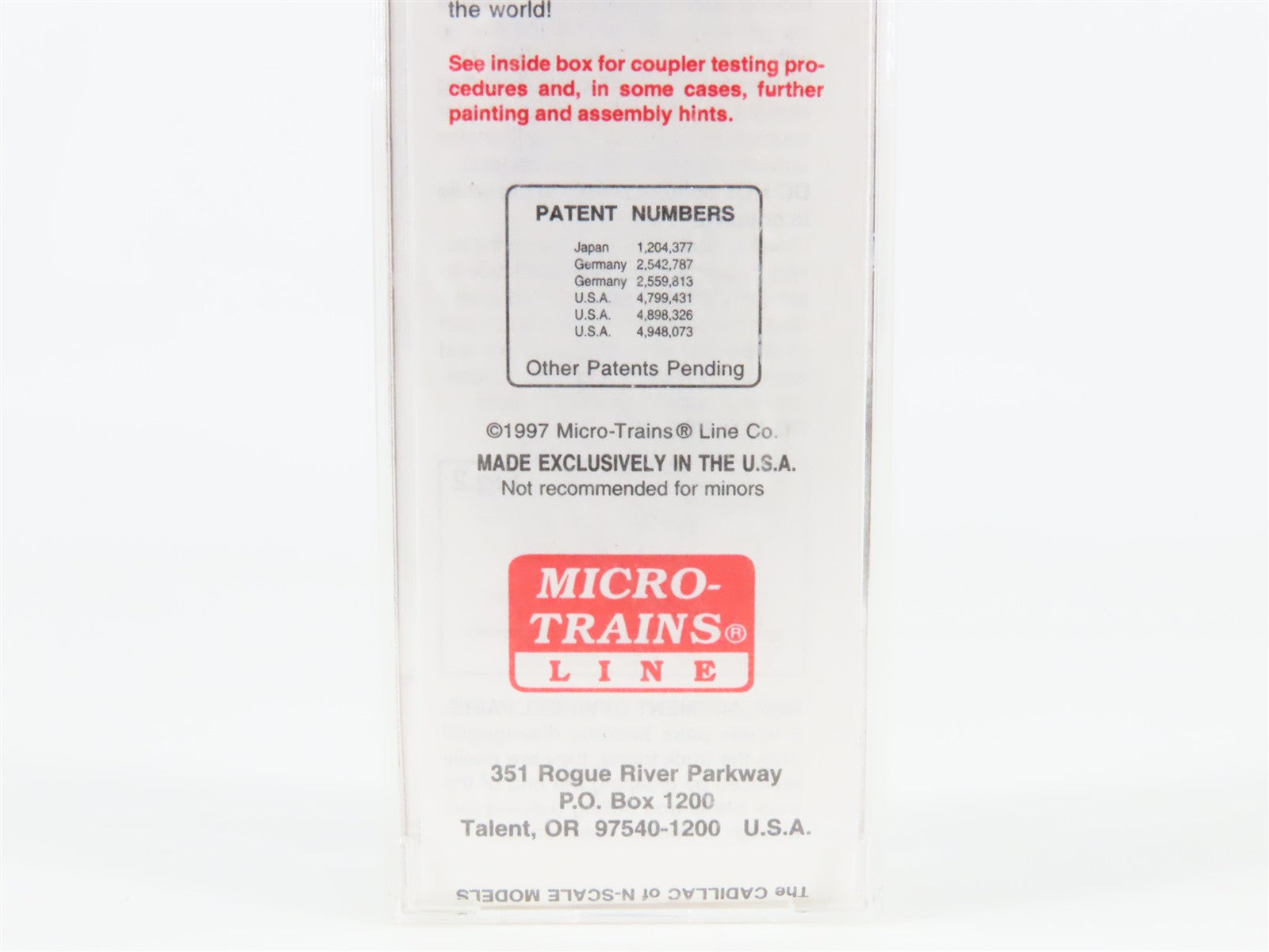N Scale Micro-Trains MTL 29080 PGE Pacific Great Eastern 40' Box Car #4101