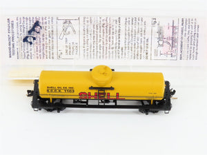 N Scale Micro-Trains MTL 65090 SCCX Shell Oil 39' Single Dome Tank Car #1103
