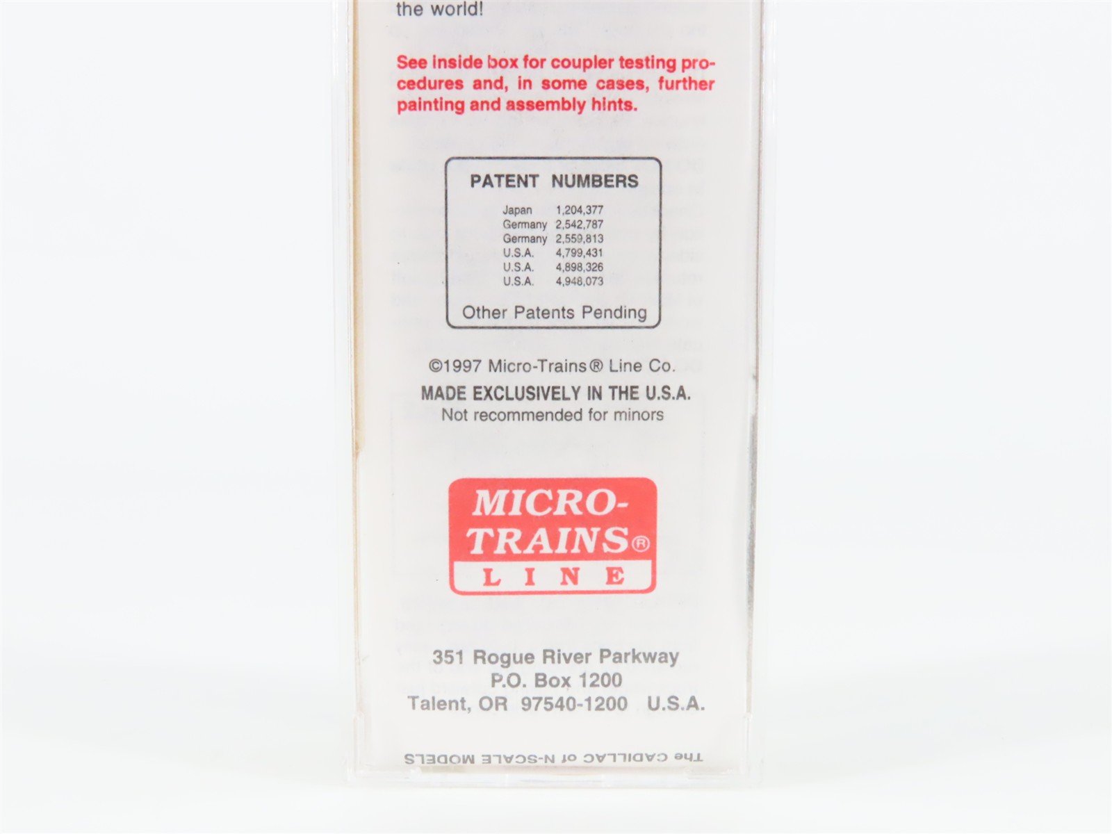 N Scale Micro-Trains MTL 38160 BN Western Fruit Express 50' Box Car #745461