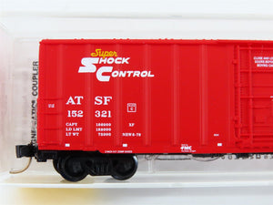 N Scale Micro-Trains MTL 27250 ATSF Santa Fe Shock Control 50' Box Car #152321