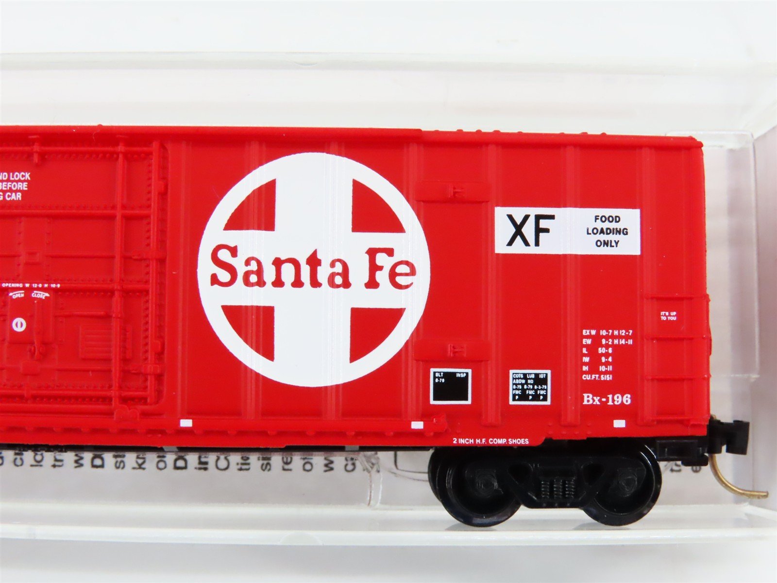 N Scale Micro-Trains MTL 27250 ATSF Santa Fe Shock Control 50' Box Car #152321