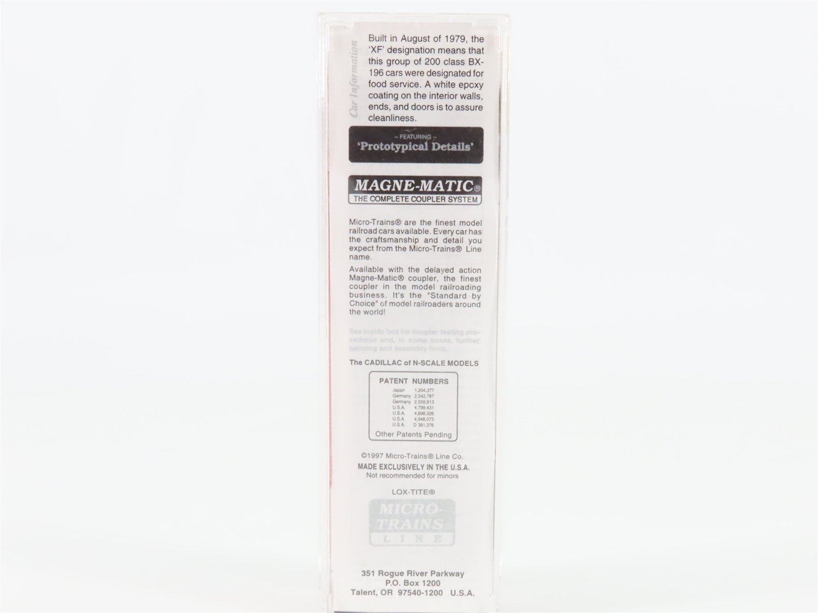 N Scale Micro-Trains MTL 27250 ATSF Santa Fe Shock Control 50' Box Car #152321
