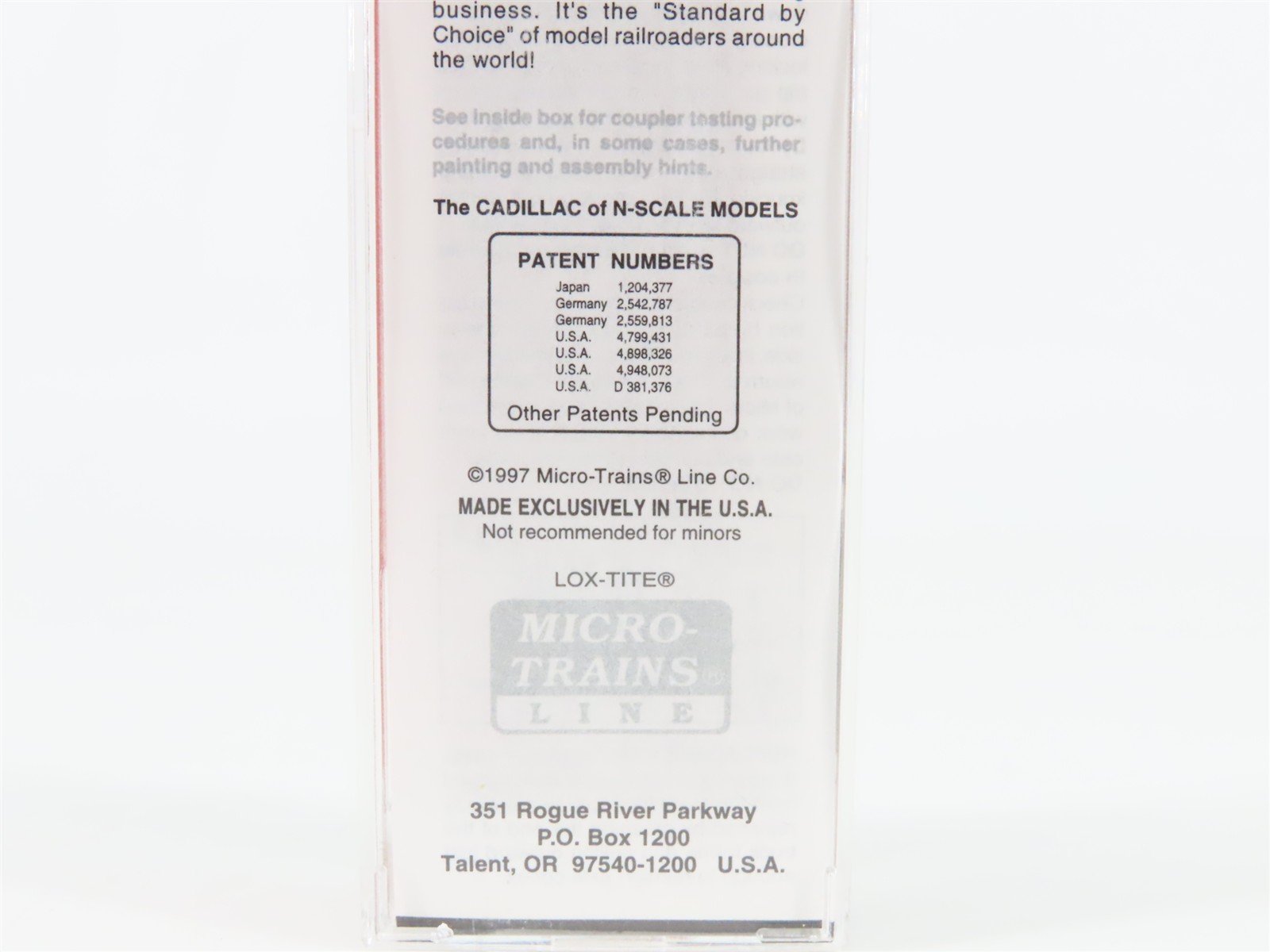N Scale Micro-Trains MTL 27250 ATSF Santa Fe Shock Control 50' Box Car #152321