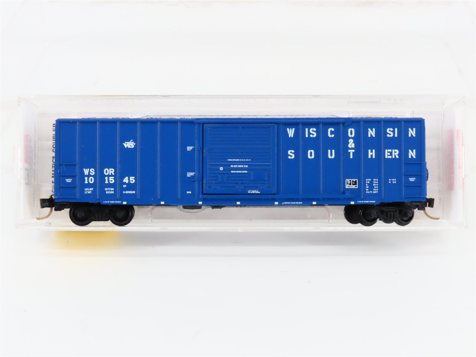 N Scale Micro-Trains MTL 25570 WSOR Wisconsin & Southern 50' Box Car #101545
